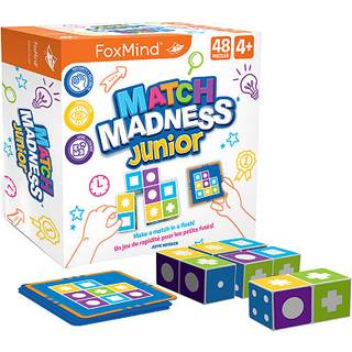Foxmind -spil: Match Madness Junior Et mønster matchende puslespil Lav kampen i en flash udvikler visuel genkendelse og fine motoriske færdighede