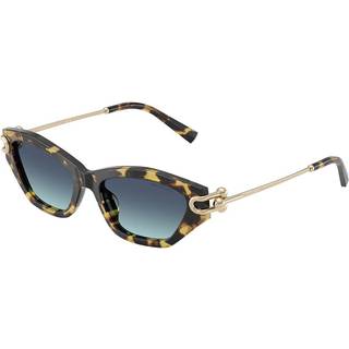 Tiffany Kvinde TF4231U 80649S Solbriller Acetat Skildpadde Blå Cat Eye Normal Skygge