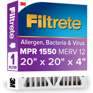 3M Company DP02DC-4 Filtrete Filter 20 x 20 x 4-tommer hvid