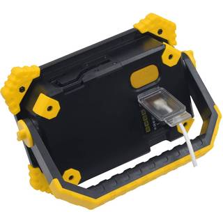 Heitronic Genopladelig arbejdslampe Newport 2.0, powerbank-funktion dæmpbar, Sort, Plast