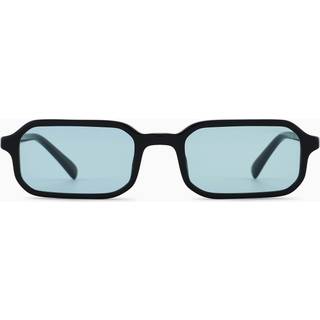 Emporio Armani Mand EA4253U 501765 Solbriller Acetat Sort Blå Firkantet Normal