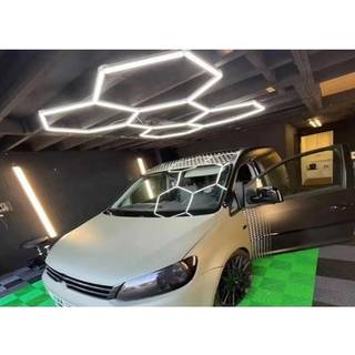 Hexagon LED 5 felter komplet sæt - RA95, 168W. inklusiv strømtilslutning - Dæmpbar : Ikke dæmpbar, Kulør : Neutral