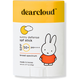 dearcloud x Miffy Sunny Defense Sun Stick SPF 50+ PA++++ - Koreansk solcreme til ansigt og rejsestrrelse (0,77 oz)