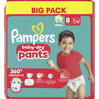 Pampers Baby Dry Pants Extra Large Big Pack bleer str. 8, 17 kg