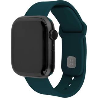 Fixed Silicone rem til Apple Watch - mørkegrøn (På lager i varehus)
