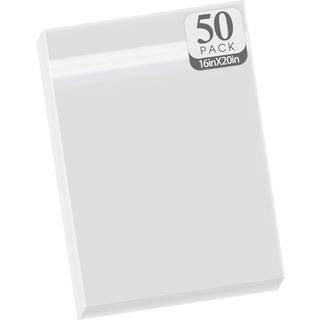 Golden State Art 50-pak klar taske til 16x20 m?tter Billeder Syrefri 16 3/8"""" x 20 1/8""""