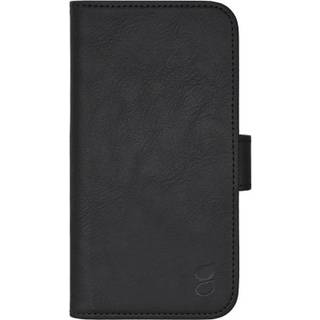 GEAR - iPhone 16e - Kunstlæder Flip Cover - MagSafe Kompatibel - Sort