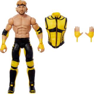 Mattel WWE Top Picks Elite Action Figur og tilbehr St Logan Paul 6-tommer samleobjekt med udskiftelige hnder Ring Gear og 25 artikulationspunk