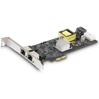STARTECH 2-PORT 2.5GBPS NETWORK CARD - PCIE 802.3AF/AT POE+ ETHERNET NI CTLR