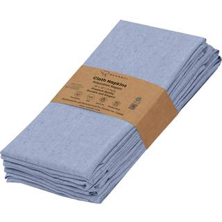 Ruvanti klud servietter s?t af 6 18x18 genanvendelige servietter