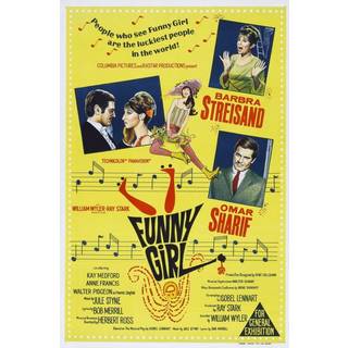 Posterazzi Funny Girl australske Barbra Streisand Omar Sharif 1968 Movie Masterprint plakattryk (11 x 17)