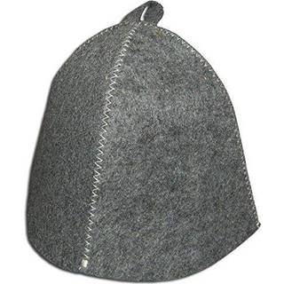 Russianbear Gray Wool Blanding Hat til Sauna Banya Bath House Head Protection Unisex (1)