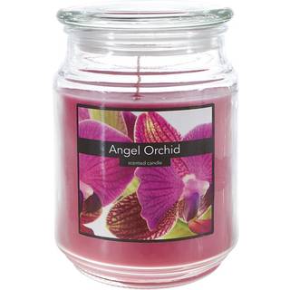 SRG duftende 18 ounce glaskrukkebeholder stearinlys - Angel Orchid
