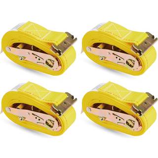 4 Pack E-Track Ratchet Straps 2 """" X 20 'X 4 400 kg styrka för last Bind i sluten trailer & skåpbil av Kodiak-remmar