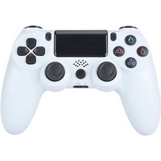 Trådløs Gaming-Controller med Højttaler og Stereoheadsetstik til PS4 - Hvid
