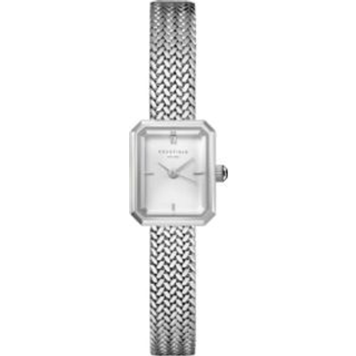 Rosefield Mini Octagon dameur i stål med lænke - 15x18,5 mm