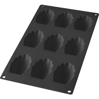 Lékué Lékué madeleineform silikone 9 stk Sort
