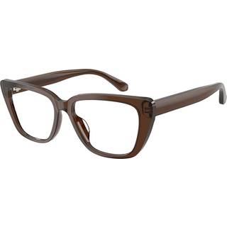 Emporio Armani EA3256U 6251 52 Briller Kvinder Brun - Shiny Transparent Brown - 52mm