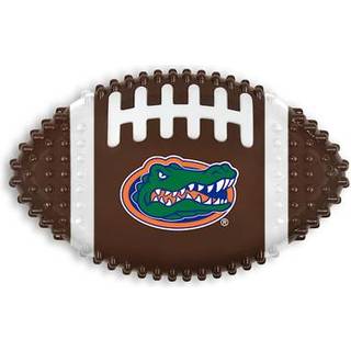 NCAA Florida Gators Mega-Chew Hard Nylon Bacon-smag Hundeben Fodbold Chew Toy. Interaktivt velsmagende og sjovt hundetyggetj. Uopslidelig Strk