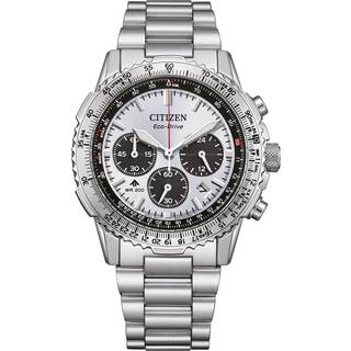 Citizen CA4660-61A Eco-Drive Herrenuhr Chronograph Stahl/Silberfarben