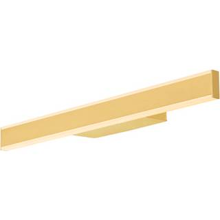 SLV LED-væglampe til badeværelset One Linear, 52 cm, messingfarvet