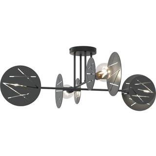 Frick 4 Sort loftslampe - Ø20 cm, E27, 230V, uden lyskilde