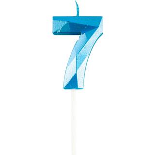 Lyseblå tallys 0 - 9