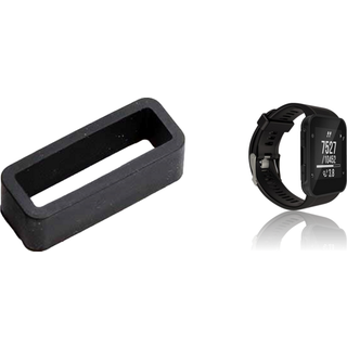 Garmin Forerunner 35 Rem i sort silicone & Gummistrop Remholder, 22 mm