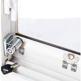 1 stk/Lot skydet vindue L?s B?rnesikkerhedsbeskyttelsesl?s Anti-tyveri D?rl?s Push/pull-vinduesgr?nse L?se