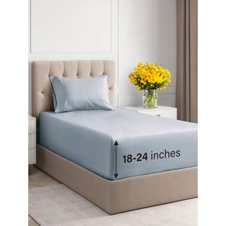 Ekstra Deep Pocket Twin XL Sheets - 3 stykker åndbar og afkøling af sengelinjer - Hotel Luksusbedark - Blød rynkefri og behagelig