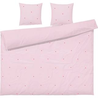 Juna Daisy sengetøj 220x220 cm Pink-rød