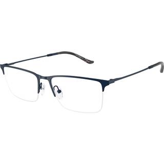 Emporio Armani Mand EA1171 3018 Optiske stel Metal Blå Transparent Firkantet Normal