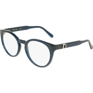 Ferragamo Kvinde SF3032E 432 Optiske stel Blå Geometrisk Normal