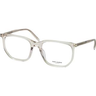 SAINT LAURENT Unisex SL 802 004 Optiske stel Acetat Beige Transparent Geometrisk