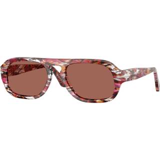 Persol PO3369S 1220H2 54 Solbriller Mænd Lyserød - Khaki Horn - 54mm