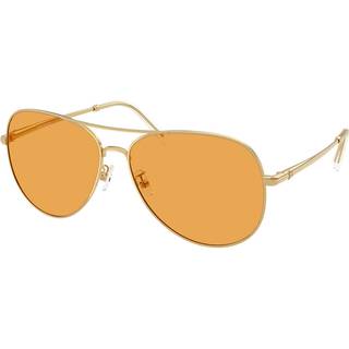 Tory Burch TY6114 3343/7 60 Solbriller Kvinder Guld - Golden Yellow - 60mm