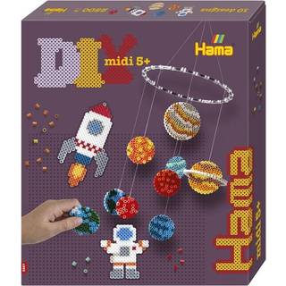 Hama Midi Universet - æske med 4.000 perler og perleplade