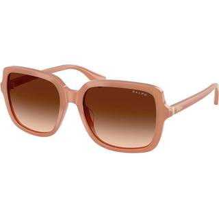 Ralph Lauren Kvinde RA5333U 623774 Solbriller Acetat Orange Brun Firkantet Normal Skygge