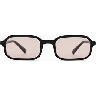 Emporio Armani Mand EA4253U 501773 Solbriller Acetat Sort Rosa Firkantet Normal