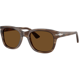 Persol Unisex PO3372S 120857 Solbriller Acetat Skildpadde Brun Firkantet Polariseret