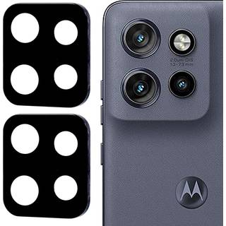 Motorola Edge 50 Neo 5G - Kameralinse Hærdet Beskyttelsesglas - 2 stk. - Sort