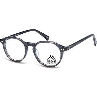 Montana Briller MA47 MA47D 51 Briller Mænd Grå - Shiny Dark Grey Horn - 51mm