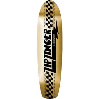 Krooked Zip Zinger Skateboard Deck (Gold Foil)