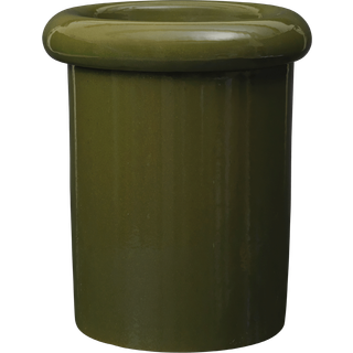 Ferm Living Rollo Krukke 36 Cm Moss Green - Krukker Terrakotta Mosgrøn - 1104270647