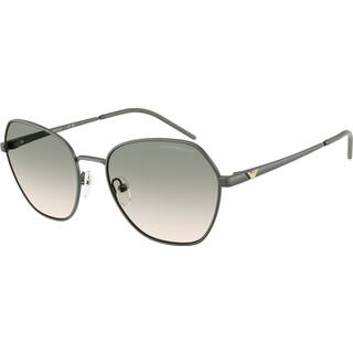 Emporio Armani Kvinde EA2161 34022C Solbriller Metal Grøn Grøn Geometrisk Normal Skygge