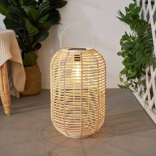 Pauleen Sunshine Nature LED solcelle-lanterne, Lyst træ, Plast, Ungdommelig stilretning, Solcellelampe