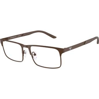 Emporio Armani EA1170 3397 55 Briller Mænd Brun - Matte Brown - 55mm