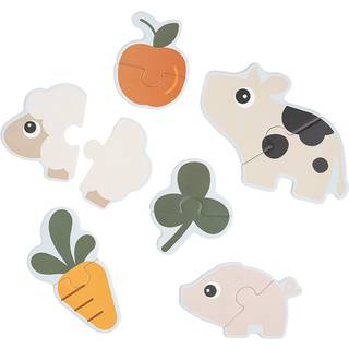 Done by Deer jigsaw puslespil Tiny farm Colour mix