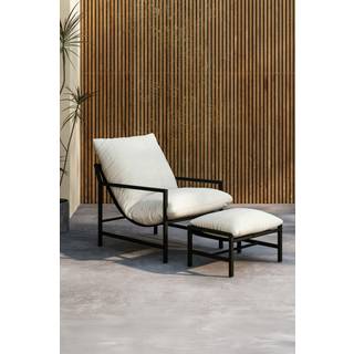 Venture Design Corso lounge stol Sort/beige