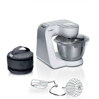Bosch Serie 4 Køkkenmaskine MUM 5 1000 W Hvid, sølv MUM58200